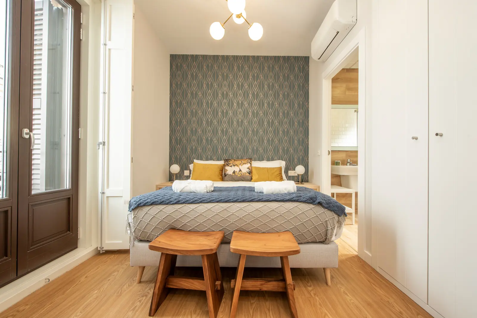 Chambre d'une location de vacances